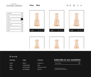 Web Design by Ron.IT for Intima moda d.o.o. | Design: #25135018