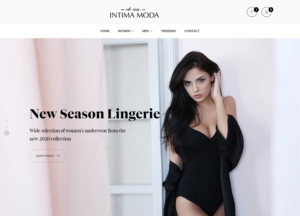 Web Design by denizozturk for Intima moda d.o.o. | Design: #25024850