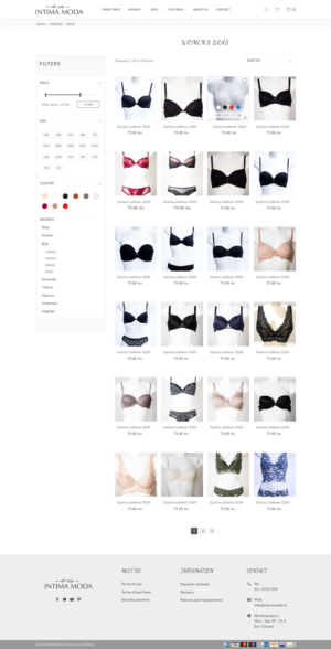Web Design by Prab for Intima moda d.o.o. | Design: #25040826
