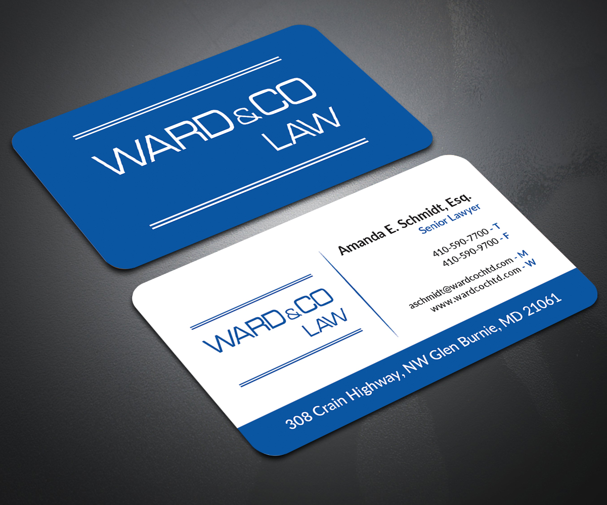 Stationery Design by Your_Design for Ward & Co Law | Design #24961901