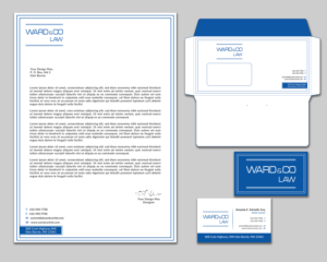 Stationery Design by Your_Design for Ward & Co Law | Design: #24961902