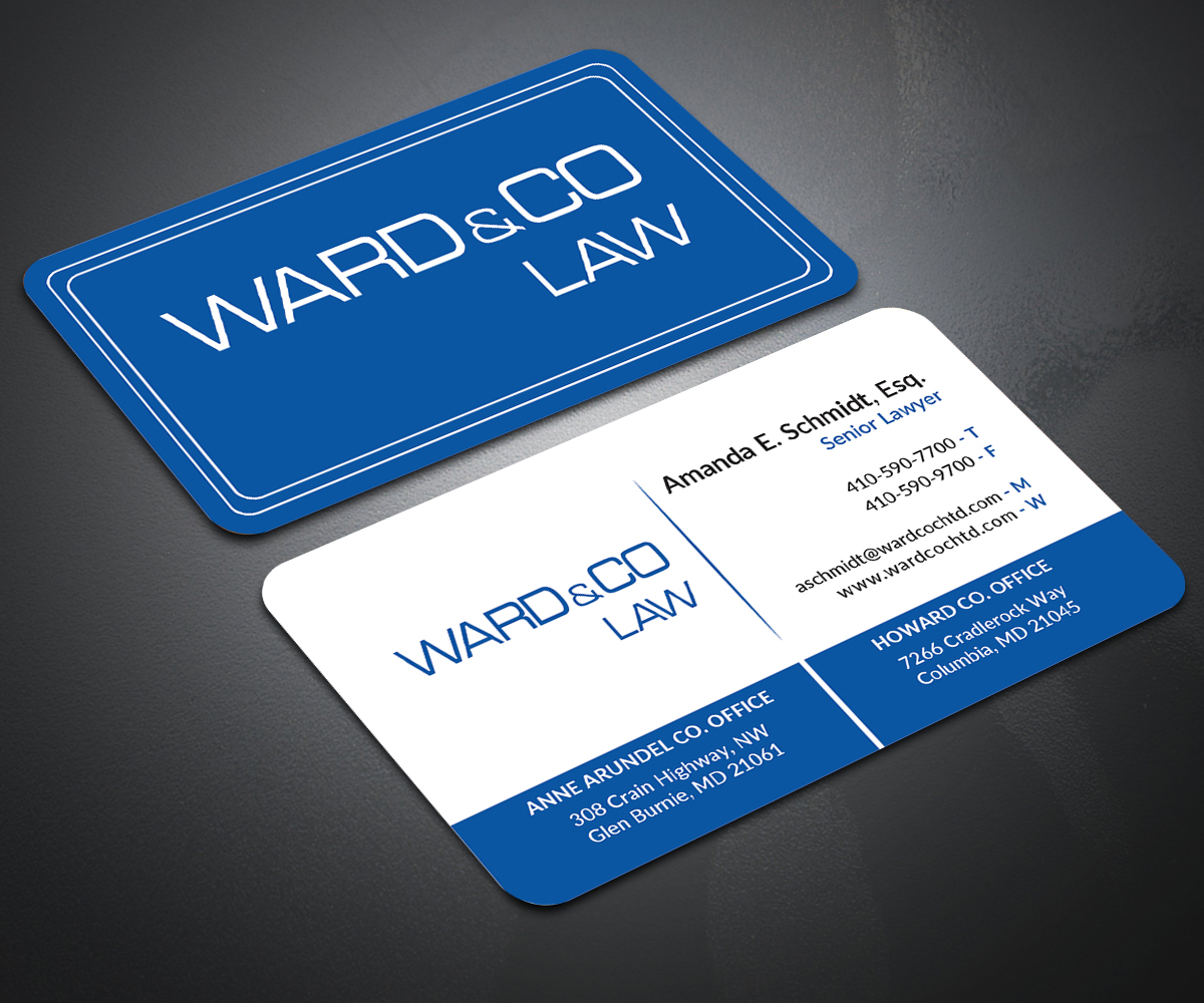 Stationery Design by Your_Design for Ward & Co Law | Design #24963316