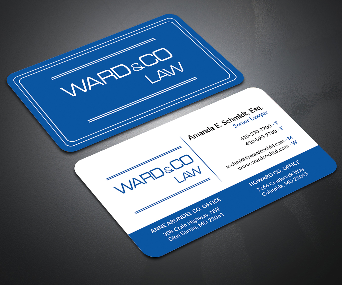 Stationery Design by Your_Design for Ward & Co Law | Design #24963497