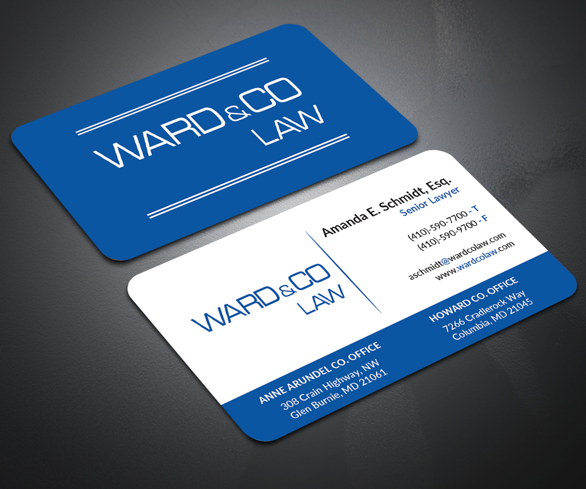 Stationery Design by Your_Design for Ward & Co Law | Design #25022920