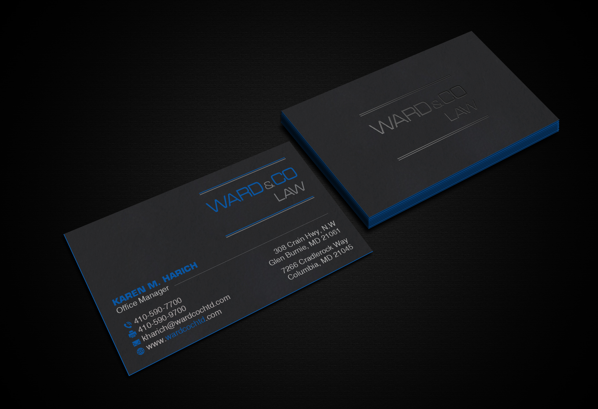 Diseño de Papelería por Creations Box 2015 para Ward & Co Law | Diseño #24969062
