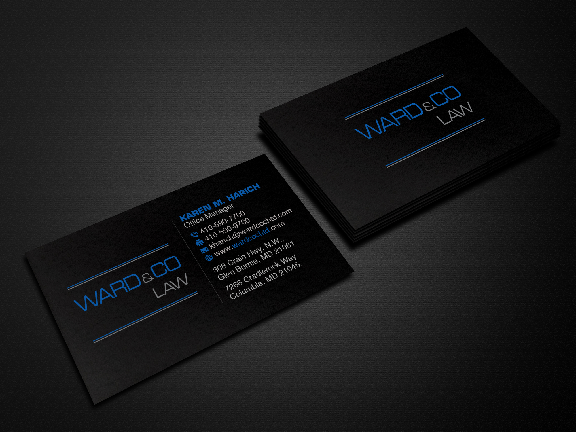 Stationery Design by Creations Box 2015 for Ward & Co Law | Design #24969064