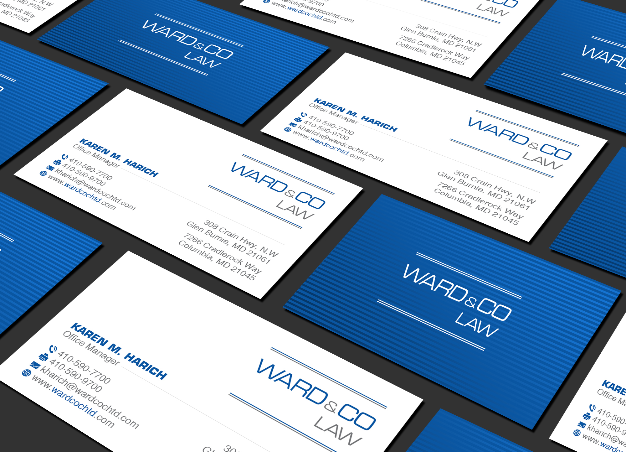 Stationery Design by Creations Box 2015 for Ward & Co Law | Design #24971269