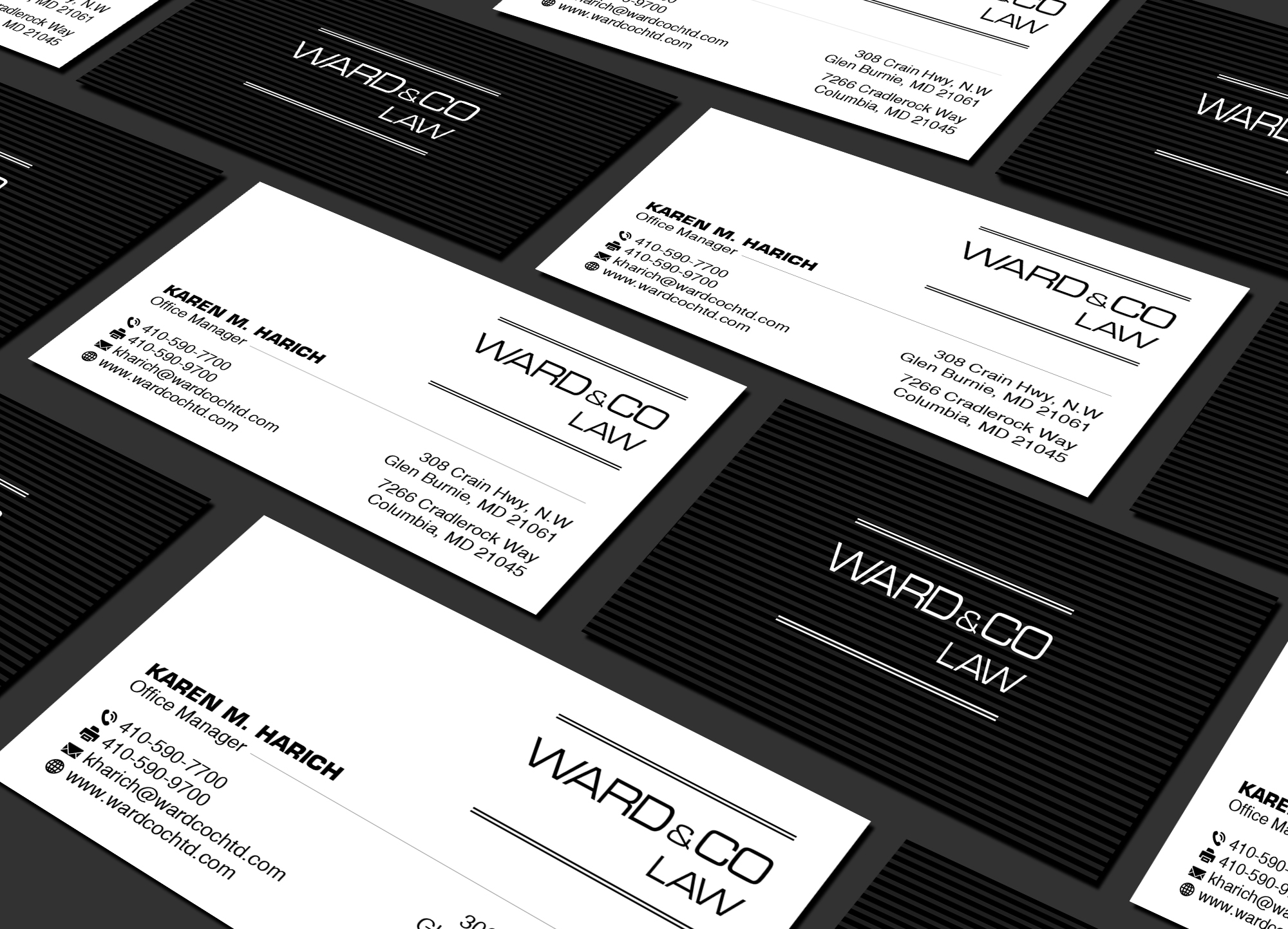 Stationery Design by Creations Box 2015 for Ward & Co Law | Design #24971281