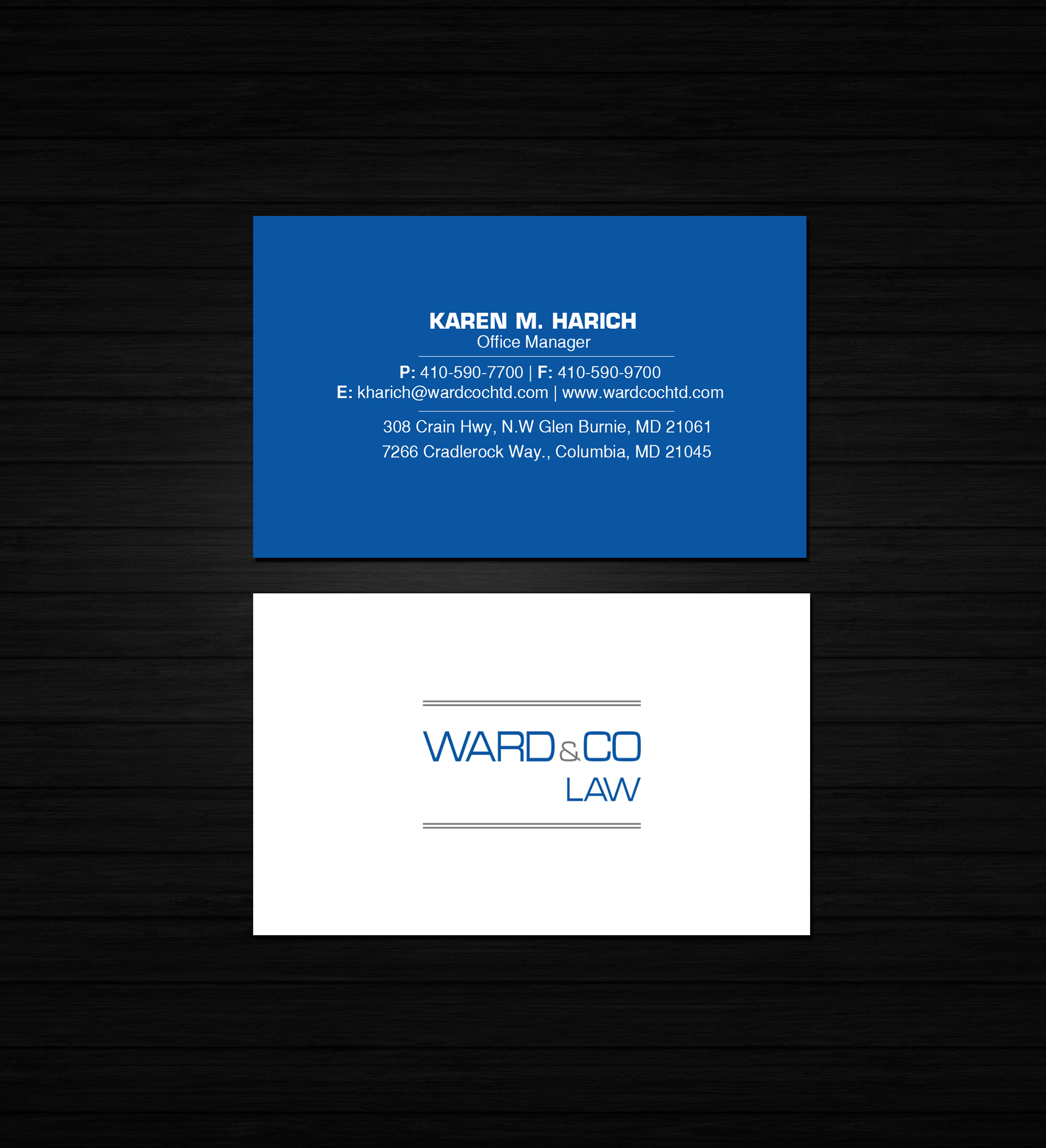 Diseño de Papelería por Creations Box 2015 para Ward & Co Law | Diseño #24971285