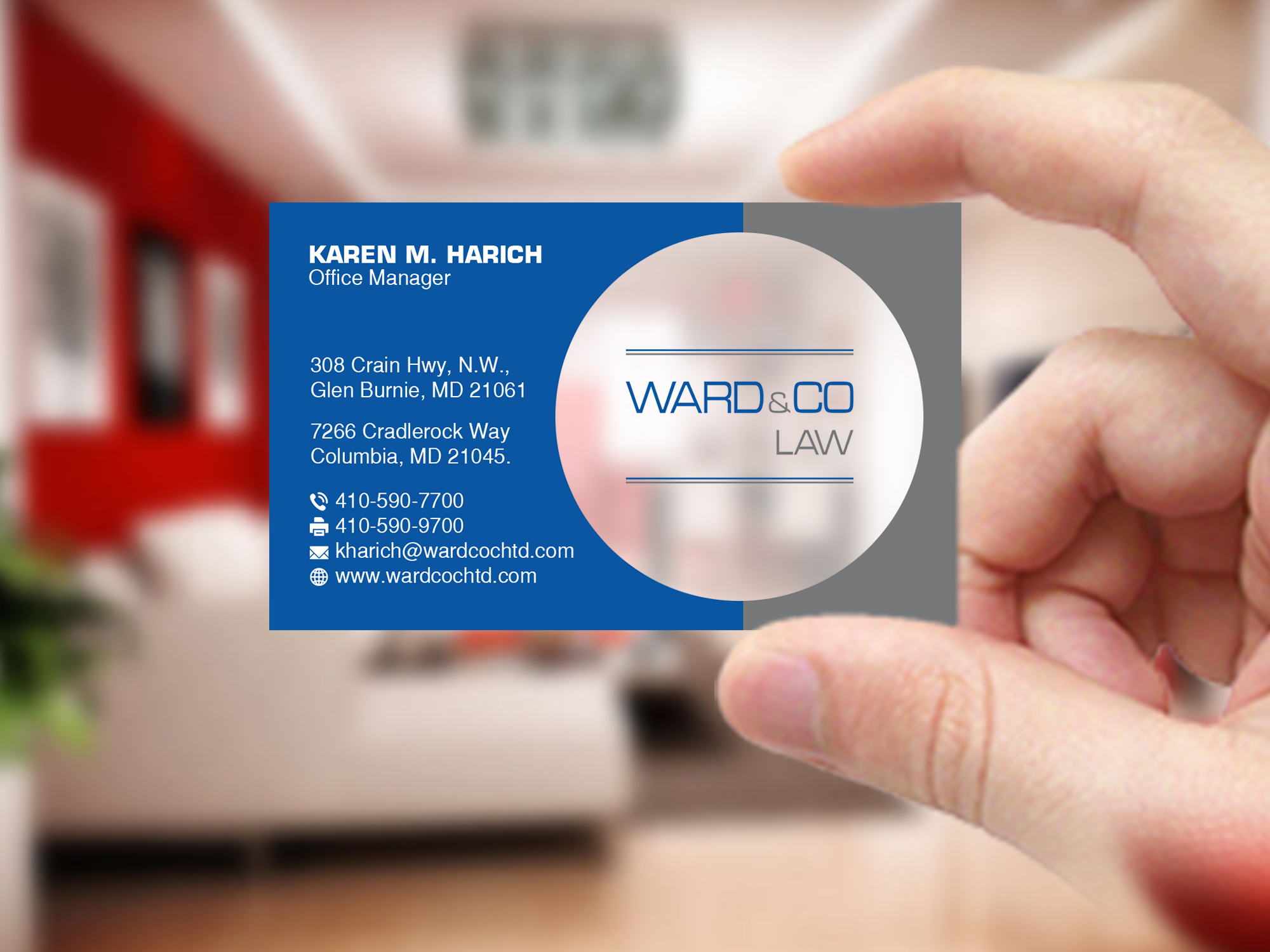 Diseño de Papelería por Creations Box 2015 para Ward & Co Law | Diseño #24971293
