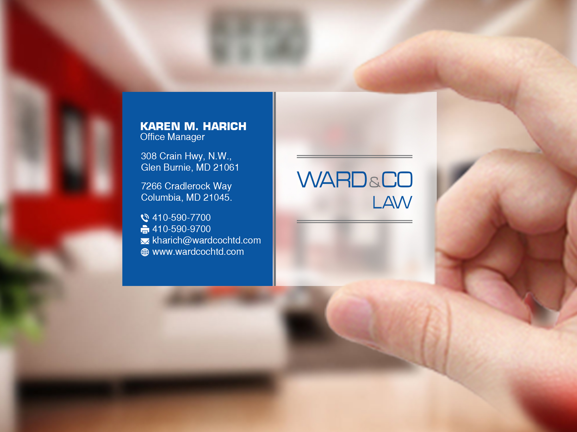 Diseño de Papelería por Creations Box 2015 para Ward & Co Law | Diseño #24971294