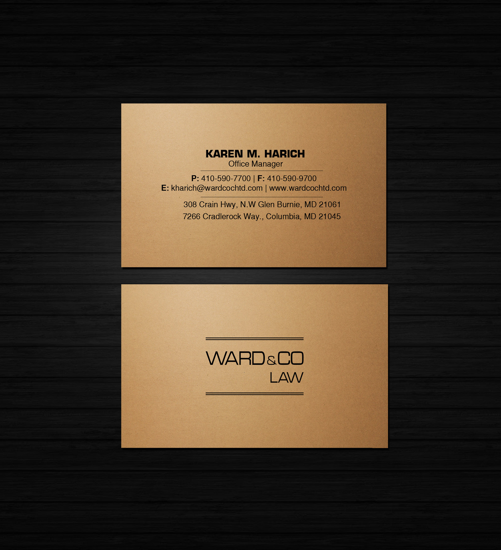 Diseño de Papelería por Creations Box 2015 para Ward & Co Law | Diseño #24971295