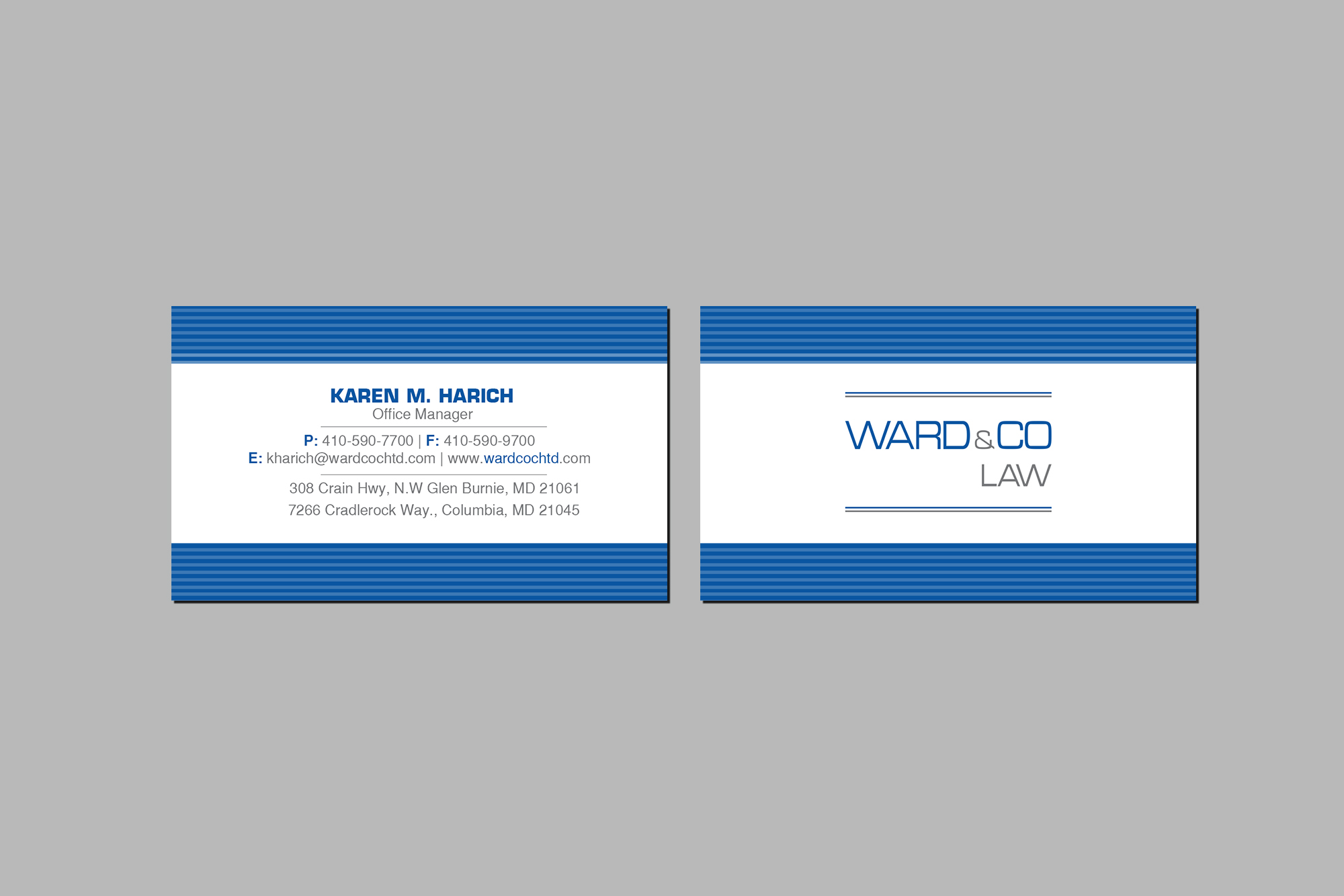 Stationery Design by Creations Box 2015 for Ward & Co Law | Design #24971305