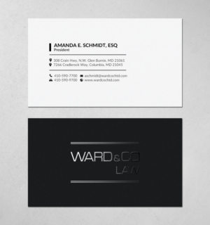 Diseño de Papelería por chandrayaan.creative para Ward & Co Law | Diseño: #24972591