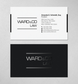 Diseño de Papelería por chandrayaan.creative para Ward & Co Law | Diseño: #24972592