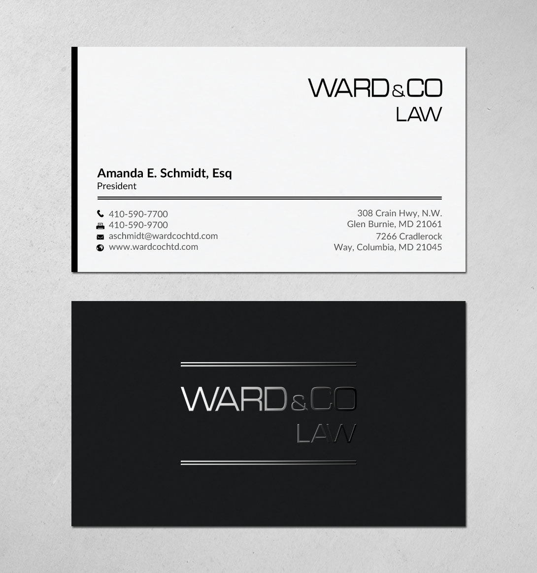 Stationery Design by chandrayaan.creative for Ward & Co Law | Design #24972603
