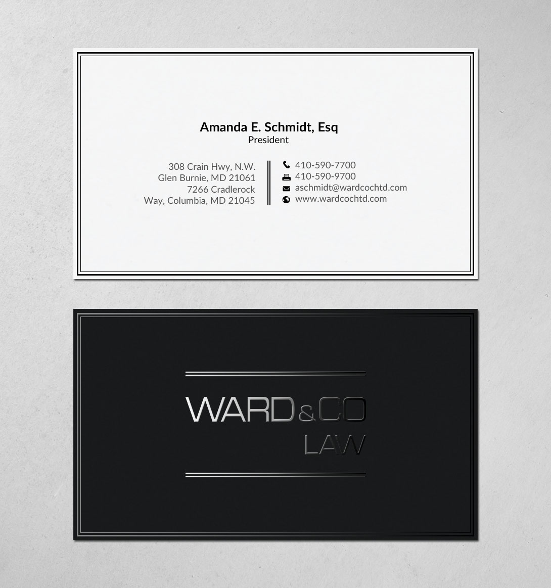 Stationery Design by chandrayaan.creative for Ward & Co Law | Design #24972605