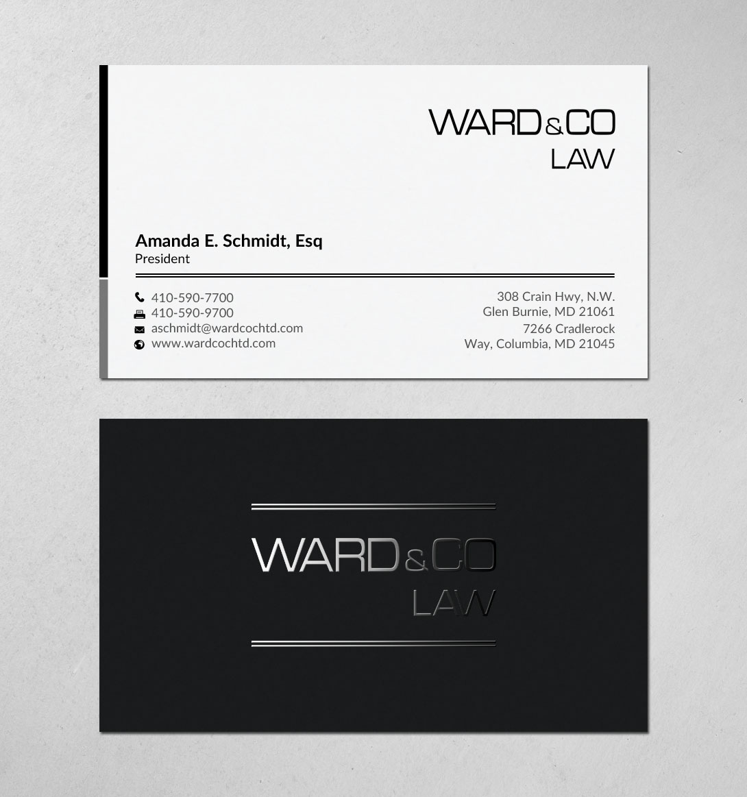 Stationery Design by chandrayaan.creative for Ward & Co Law | Design #24972606
