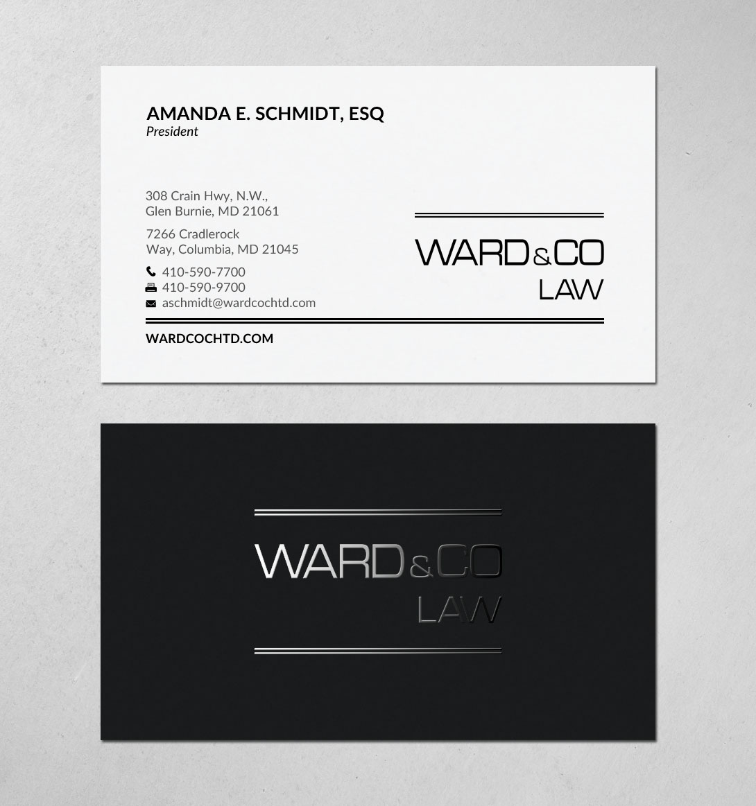 Stationery Design by chandrayaan.creative for Ward & Co Law | Design #24972607