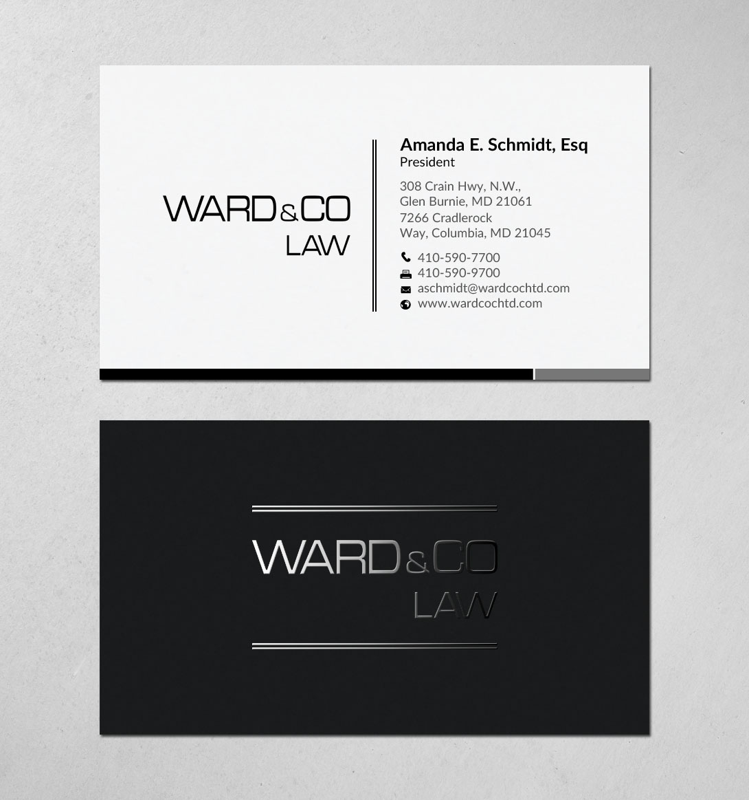 Stationery Design by chandrayaan.creative for Ward & Co Law | Design #24972609
