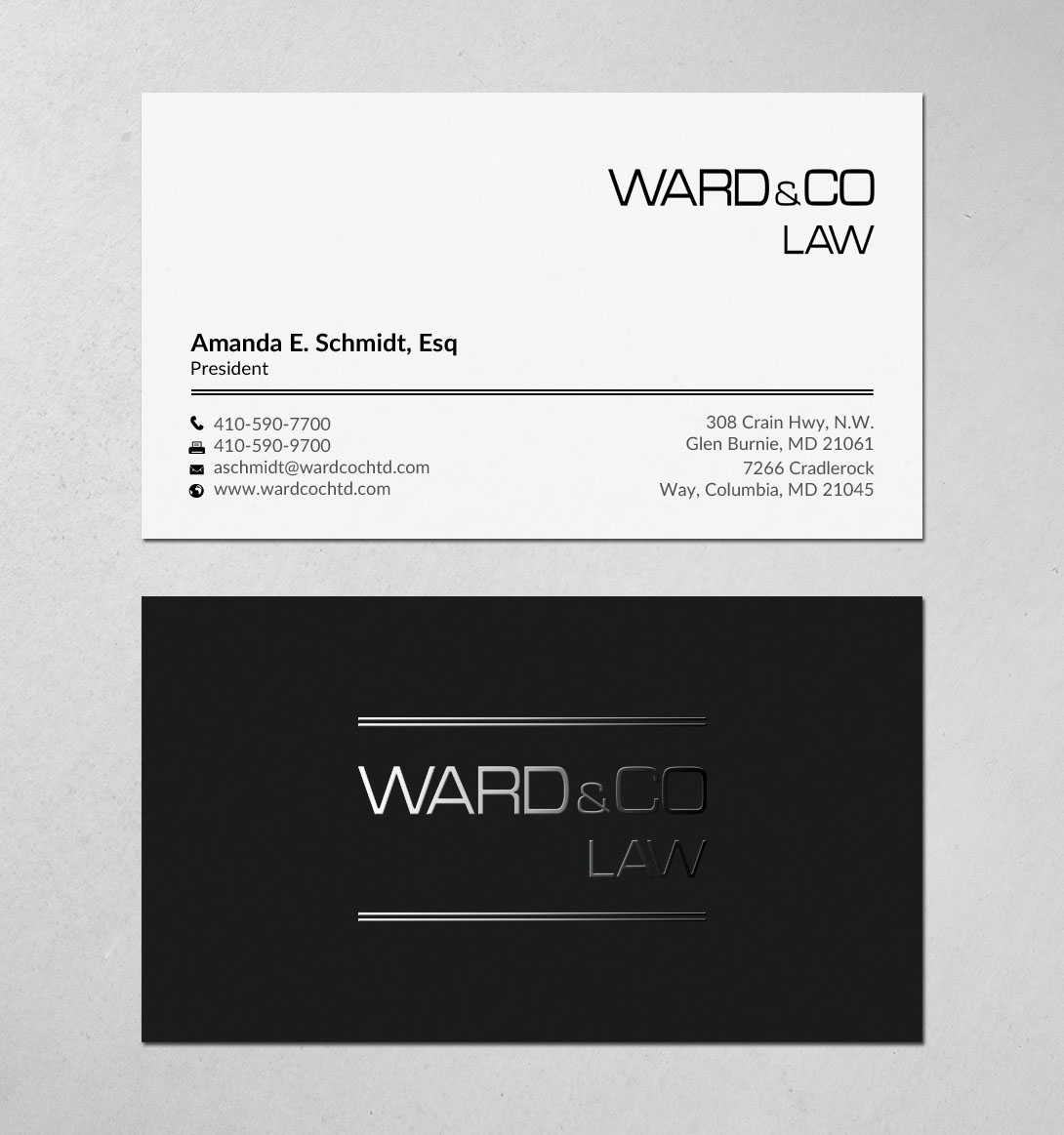 Stationery Design by chandrayaan.creative for Ward & Co Law | Design #24972610