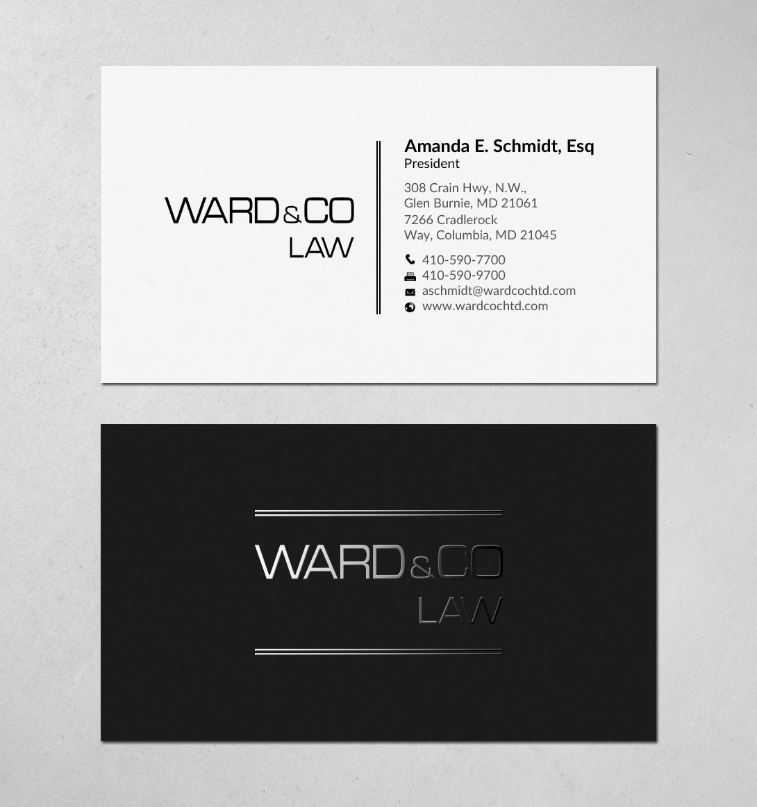 Stationery Design by chandrayaan.creative for Ward & Co Law | Design #24972611