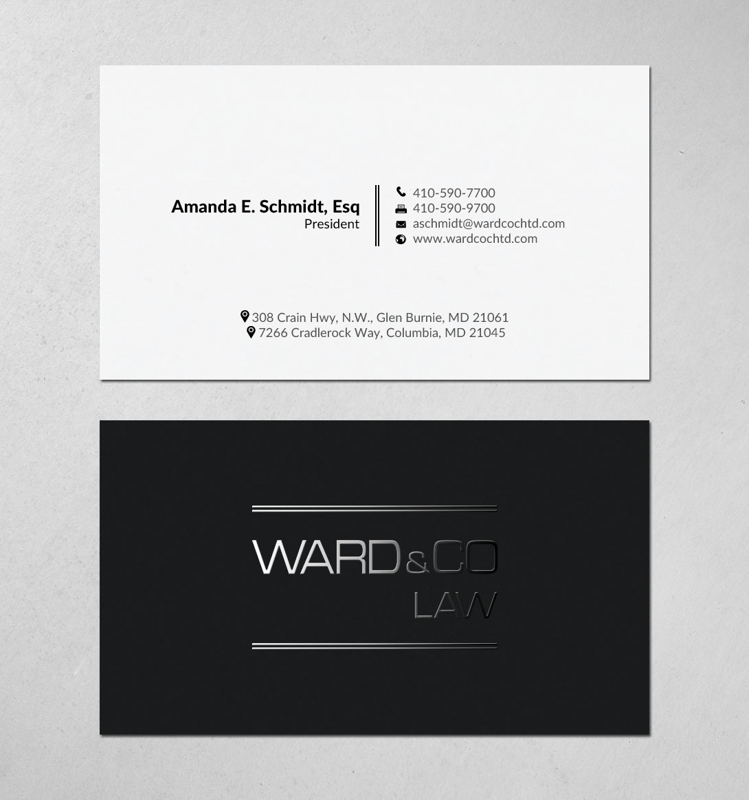 Stationery Design by chandrayaan.creative for Ward & Co Law | Design #24972613