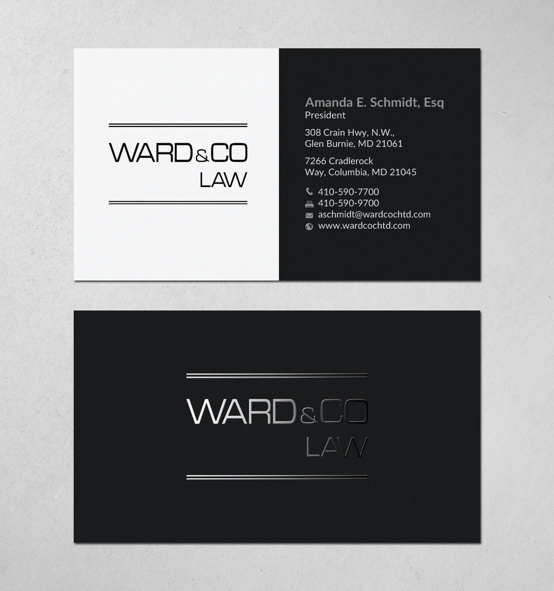 Stationery Design by chandrayaan.creative for Ward & Co Law | Design #24973307
