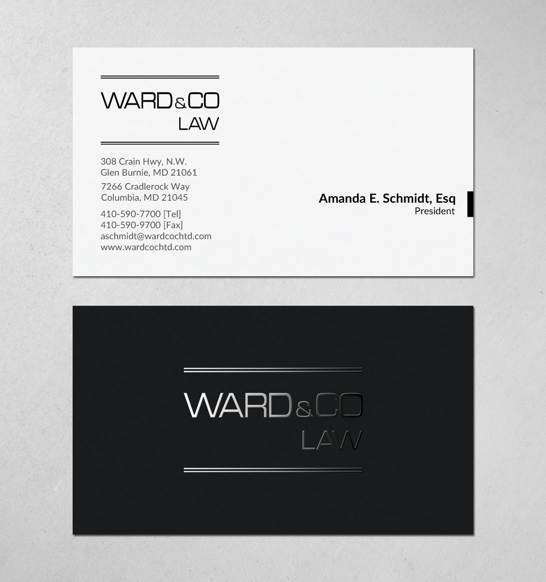 Stationery Design by chandrayaan.creative for Ward & Co Law | Design #24973308