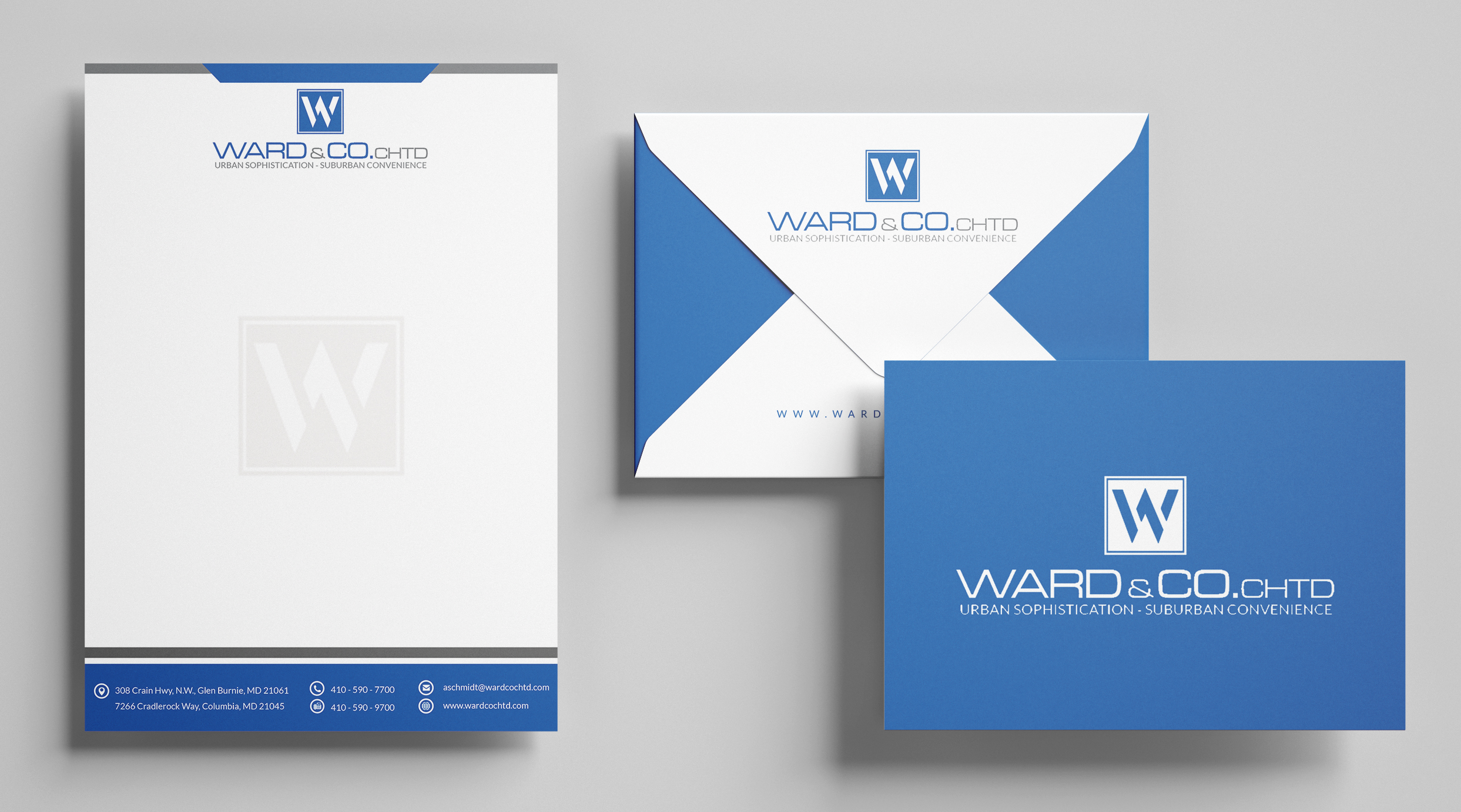 Diseño de Papelería por SAI DESIGNS para Ward & Co Law | Diseño #24998815