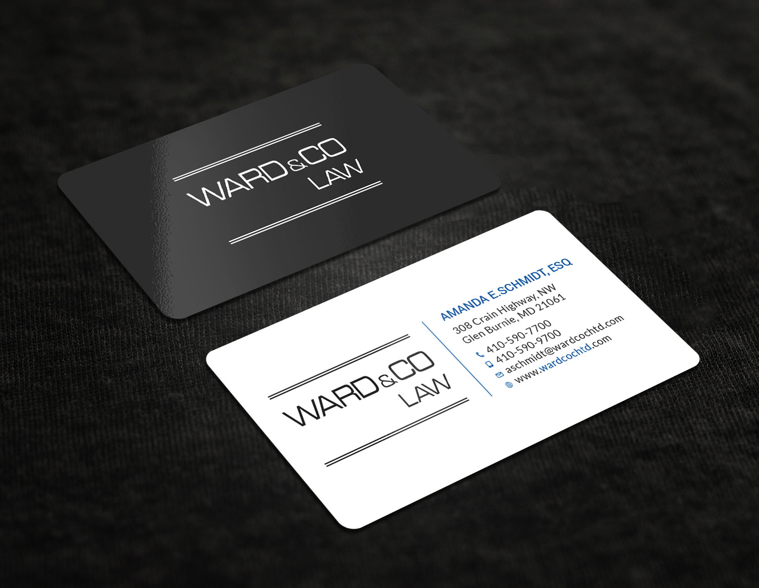 Stationery Design by Tripti Ranjan Gain for Ward & Co Law | Design #24962918