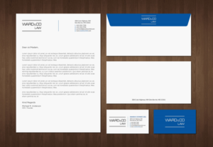 Diseño de Papelería por Tripti Ranjan Gain para Ward & Co Law | Diseño: #24962920