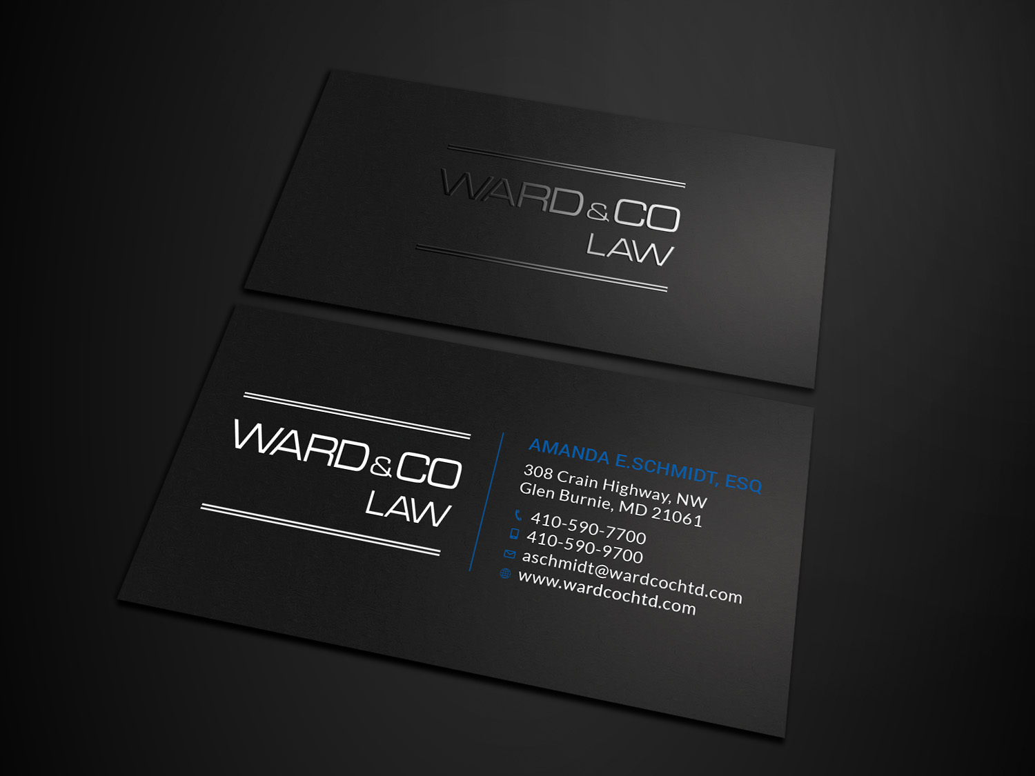 Stationery Design by Tripti Ranjan Gain for Ward & Co Law | Design #24962925