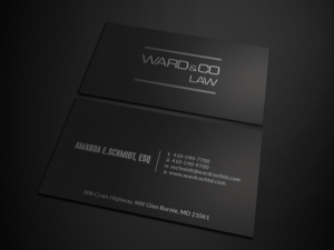 Diseño de Papelería por Tripti Ranjan Gain para Ward & Co Law | Diseño: #24962939
