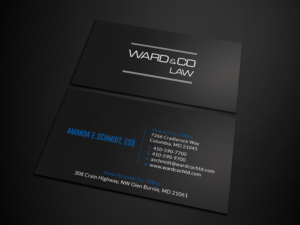 Diseño de Papelería por Tripti Ranjan Gain para Ward & Co Law | Diseño: #24963353