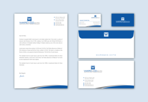 Design de Papeterie par Musa. A pour Ward & Co Law | Design #24971085
