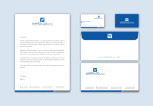 Stationery Design by Musa. A for Ward & Co Law | Design: #24982087