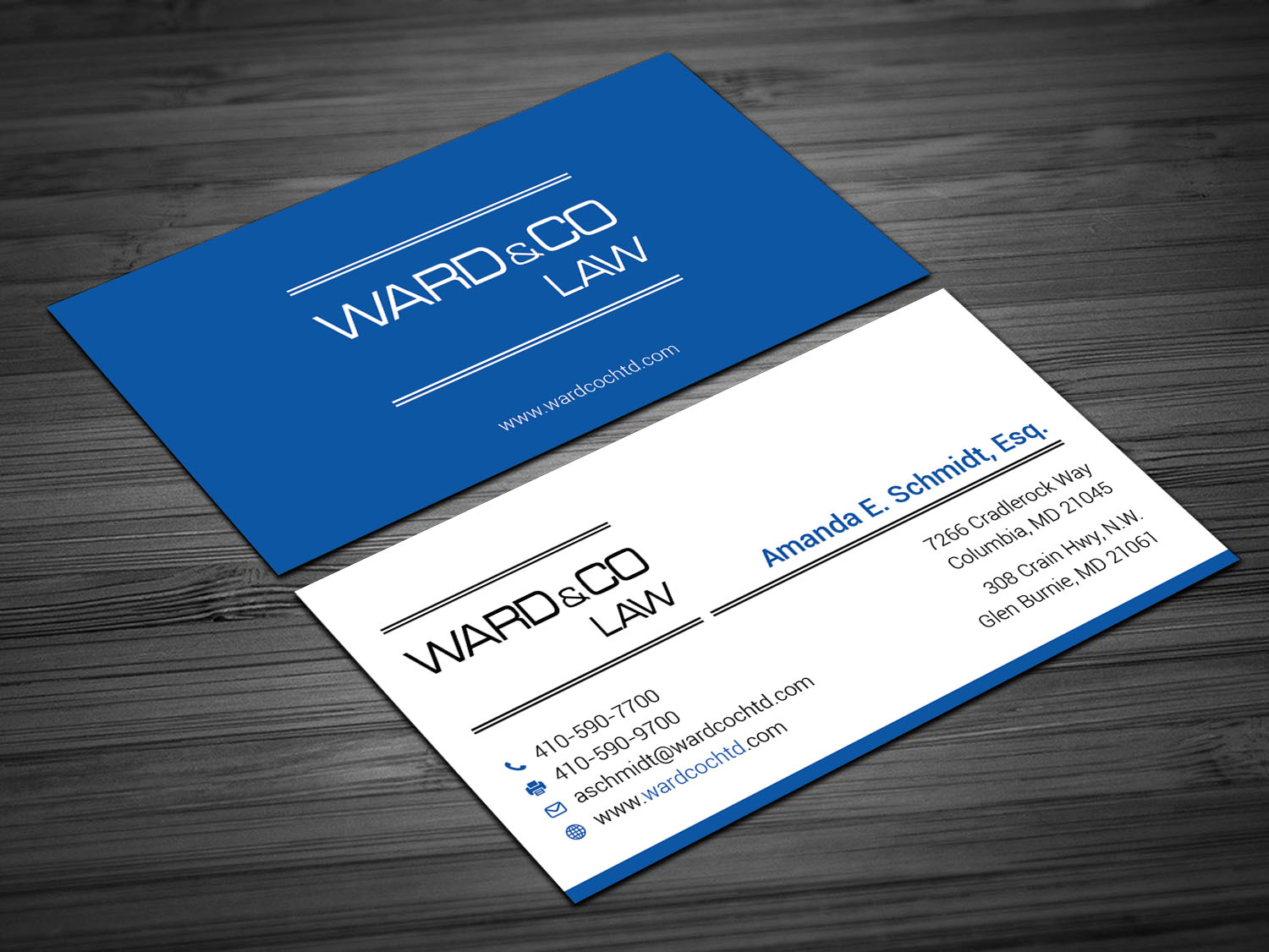 Stationery Design by Imagine design000 for Ward & Co Law | Design #24964039