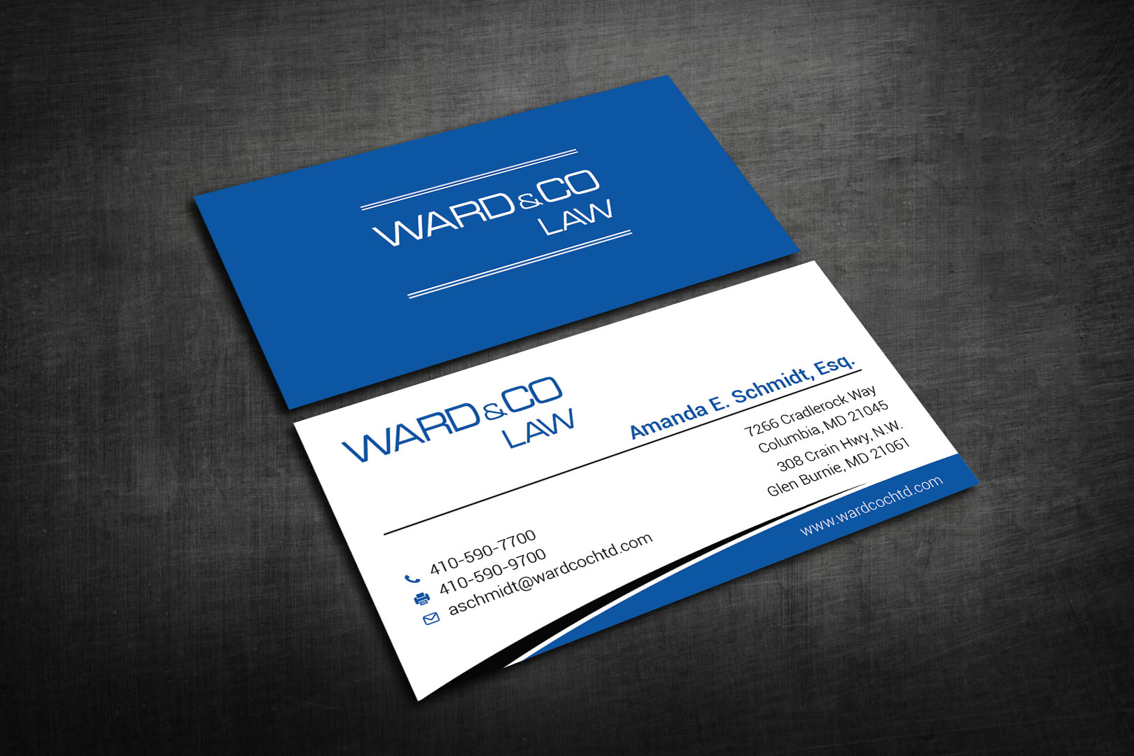 Stationery Design by Imagine design000 for Ward & Co Law | Design #24967890