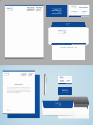 Stationery Design by Shahzad.Designs for Ward & Co Law | Design: #24964533