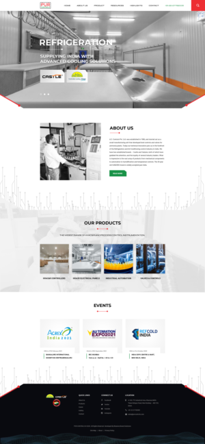 Web Design by Tamil Tech for PVR Controls | Design #24965915