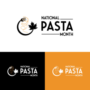 National Pasta Month | Design de Logo par V Solutions