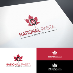National Pasta Month | Logo Design by tejo