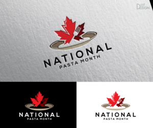 National Pasta Month | Logo Design by Dot Design 3