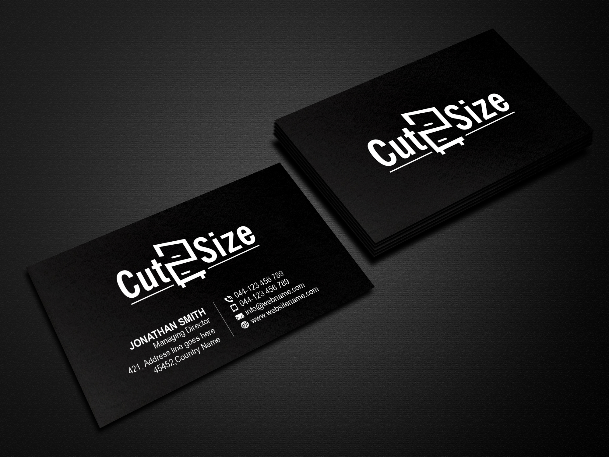 Diseño de Tarjeta de Presentación por Creations Box 2015 para DreamSpace Interiors Corp. | Diseño #24961930