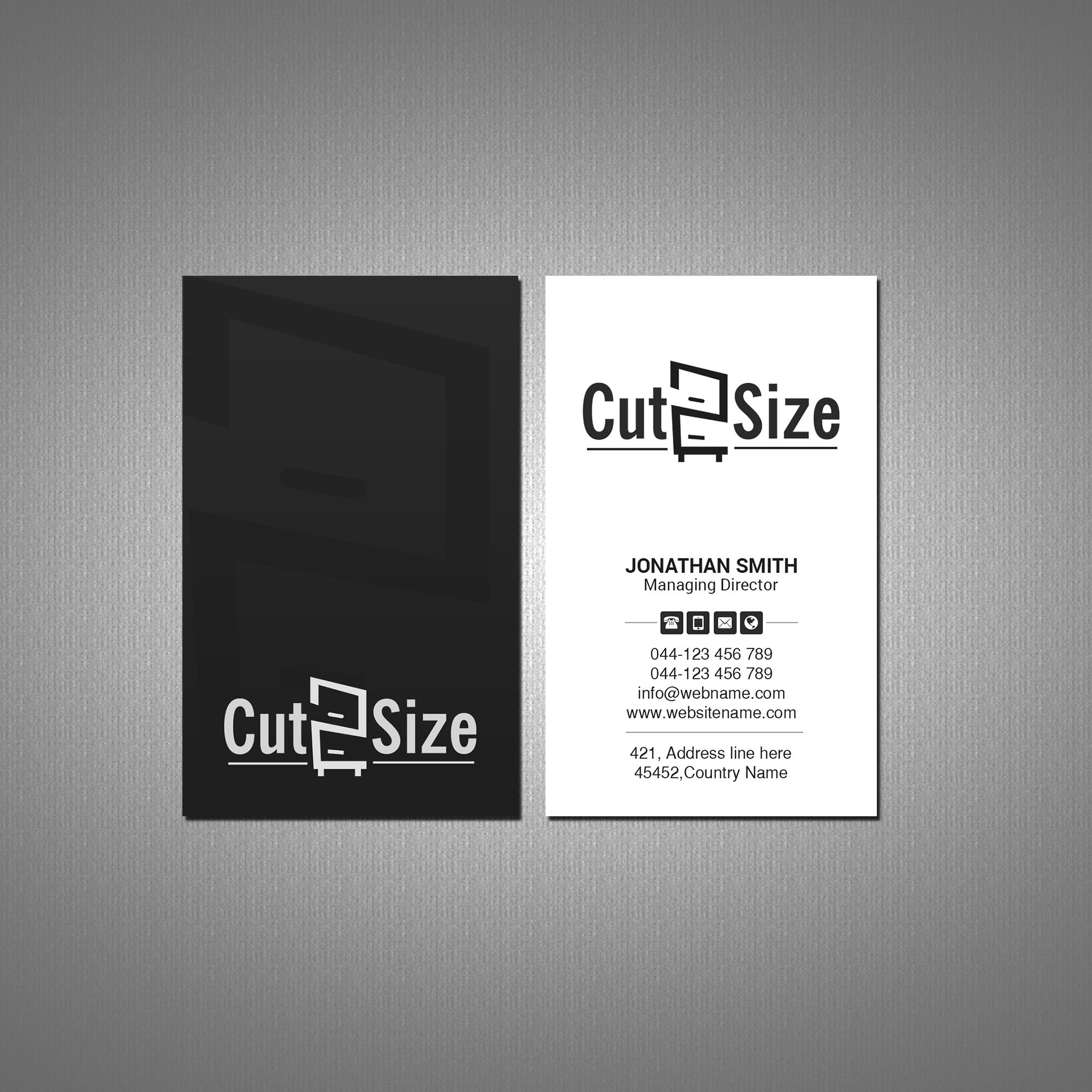 Design de Carte de Visite par Creations Box 2015 pour DreamSpace Interiors Corp. | Design #24964507