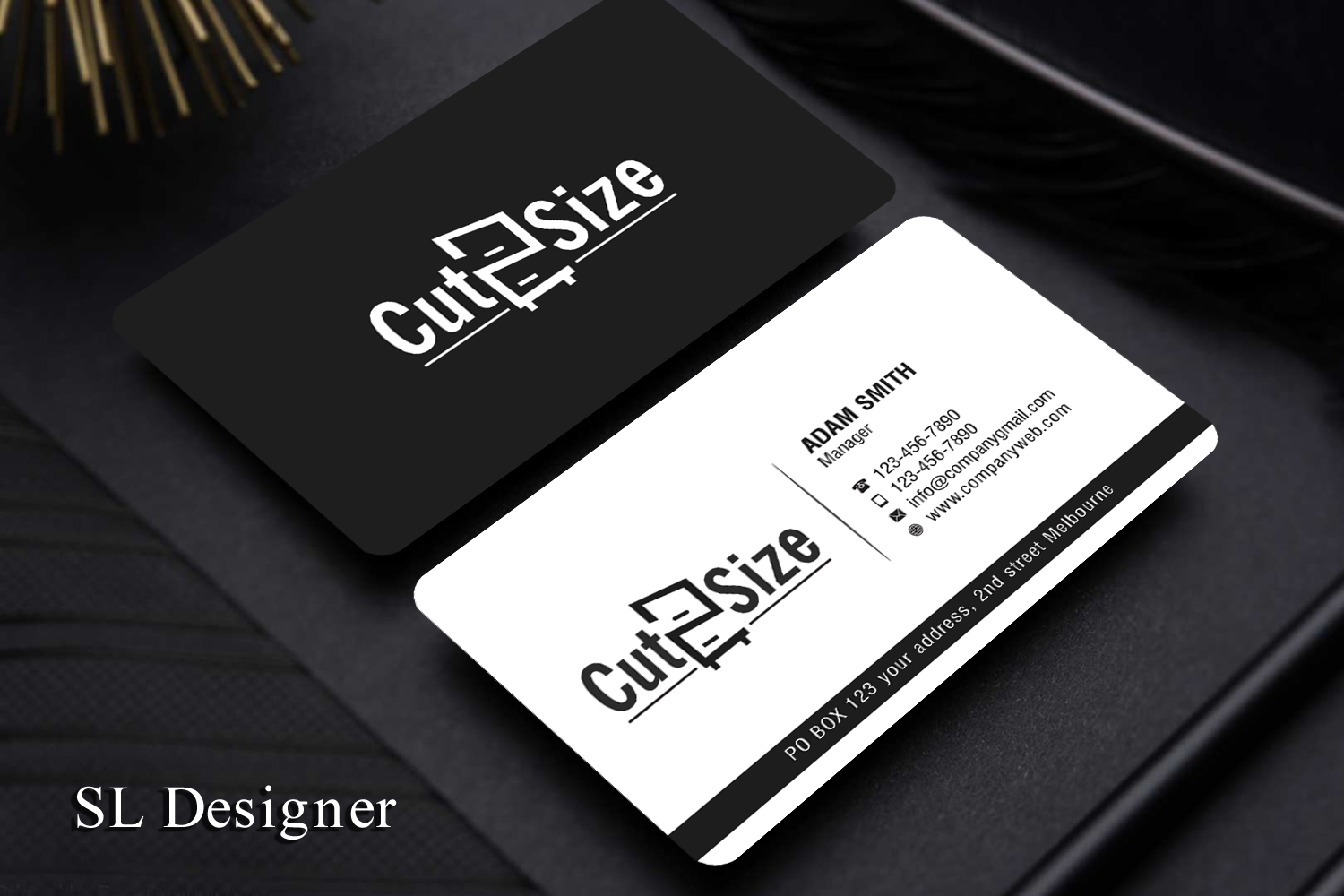 Diseño de Tarjeta de Presentación por SL Designer para DreamSpace Interiors Corp. | Diseño #24959970