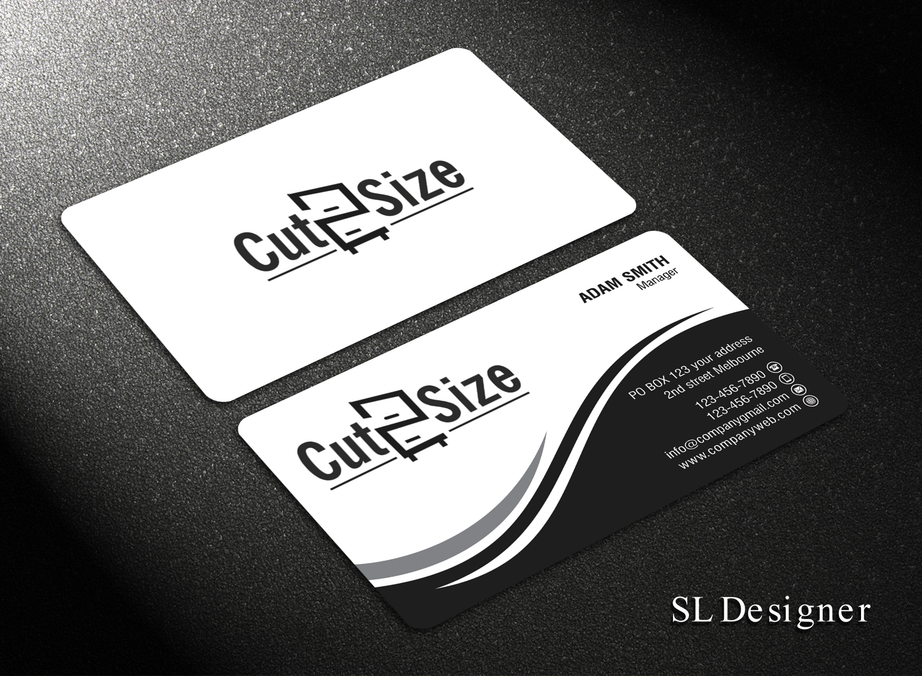 Diseño de Tarjeta de Presentación por SL Designer para DreamSpace Interiors Corp. | Diseño #24959972