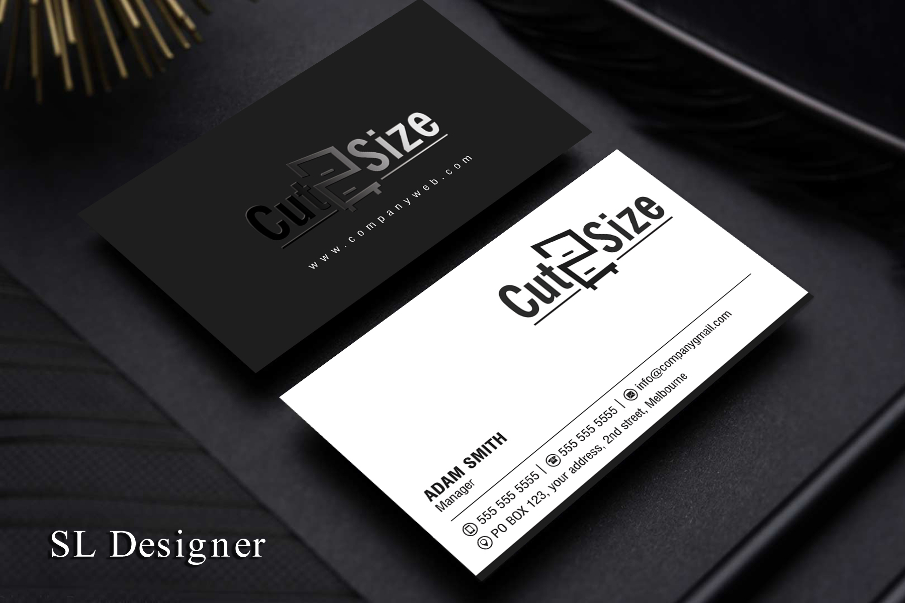 Diseño de Tarjeta de Presentación por SL Designer para DreamSpace Interiors Corp. | Diseño #24959973