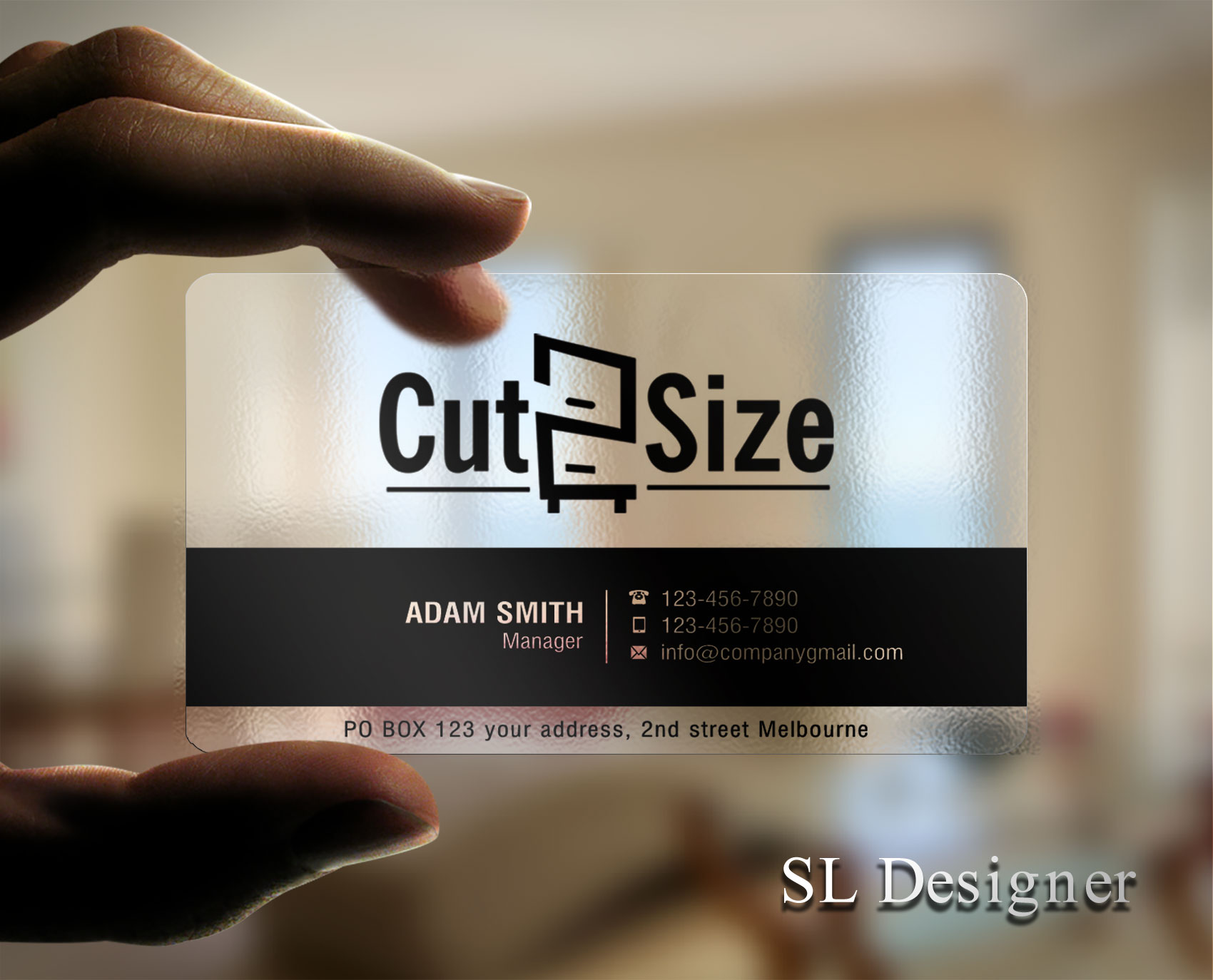 Business Card Design by SL Designer for DreamSpace Interiors Corp. | Design #24959981